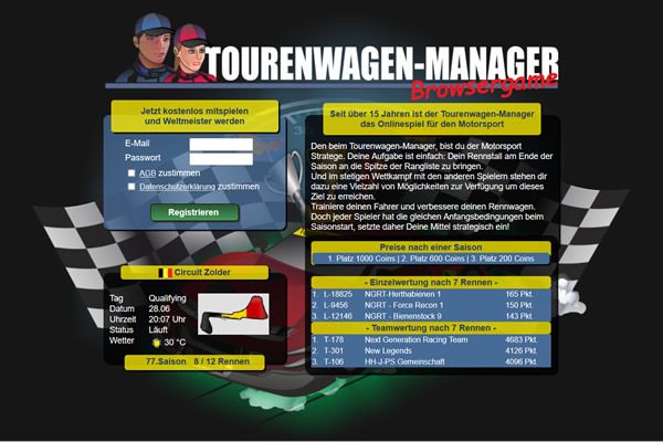 gratis Auto Spiele wie Tourenwagen-Manager