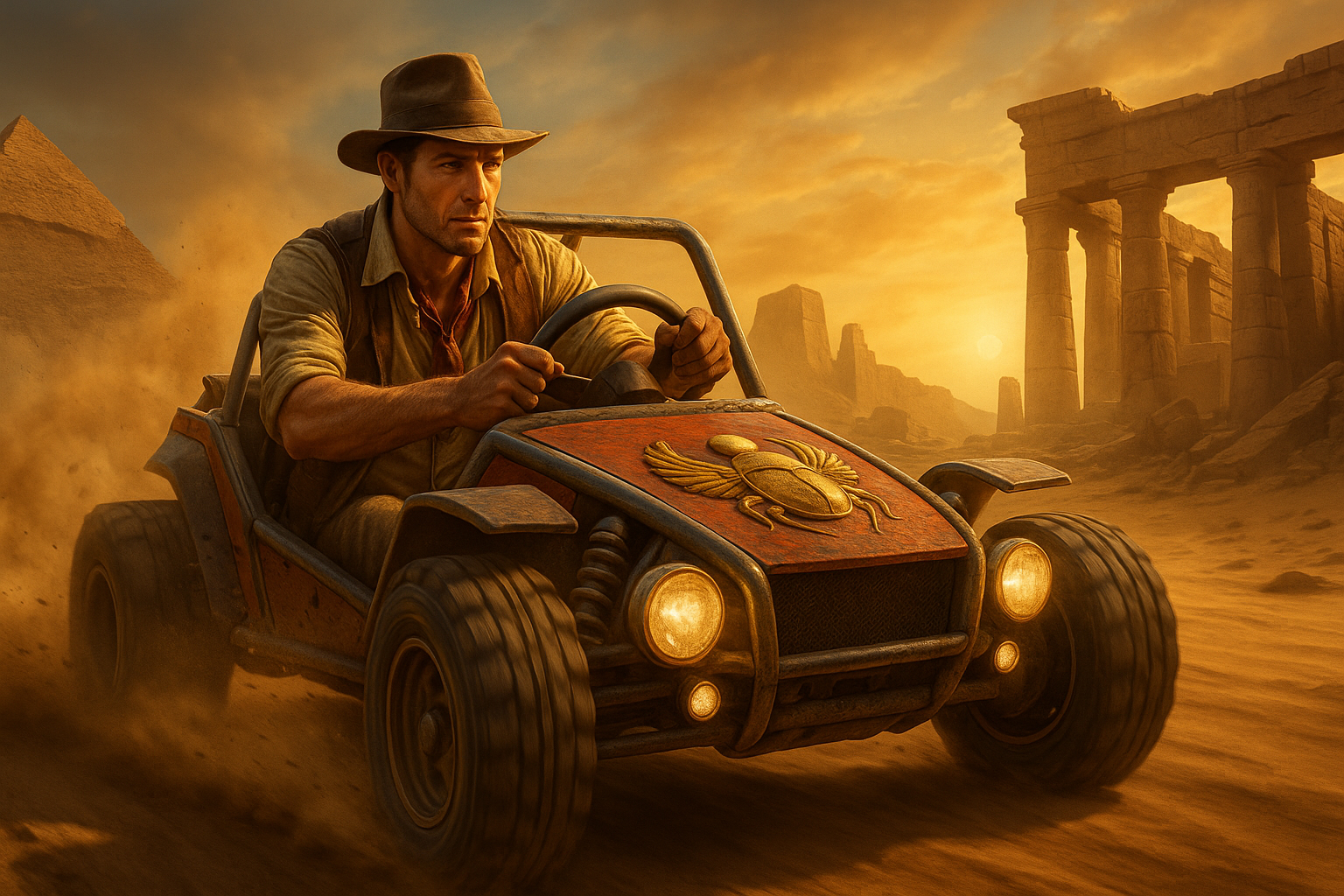 Book of Ra: Schatzsuche auf vier Rädern – so könnte ein Racing-Crossover aussehen